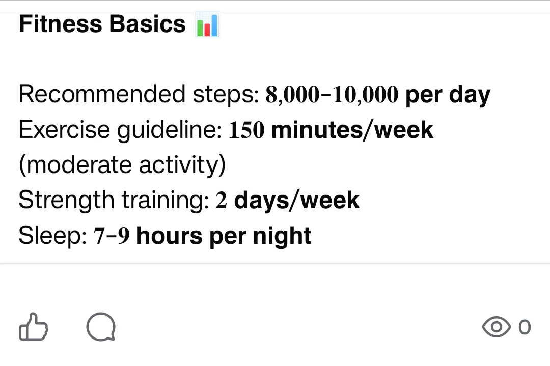 Example of bold text on Facebook